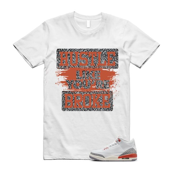 Georgia Peach 3 White Cosmic Clay Sail Cement Grey Anthracite T Shirt Match HLYB Jezsport.com