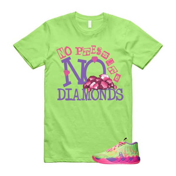 Inverse Toxic LaMelo Ball MB.01 Purple Glimmer Knockout Pink Green Gecko T Shirt Match DIAMOND Jezsport.com