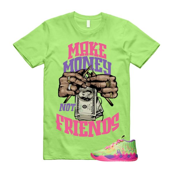 Inverse Toxic LaMelo Ball MB.01 Purple Glimmer Knockout Pink Green Gecko T Shirt Match MM Jezsport.com