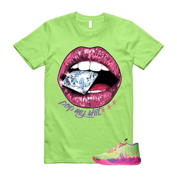 Inverse Toxic LaMelo Ball MB.01 Purple Glimmer Knockout Pink Green Gecko T Shirt Match POP Jezsport.com