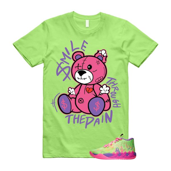 Inverse Toxic LaMelo Ball MB.01 Purple Glimmer Knockout Pink Green Gecko T Shirt Match SM2 Jezsport.com