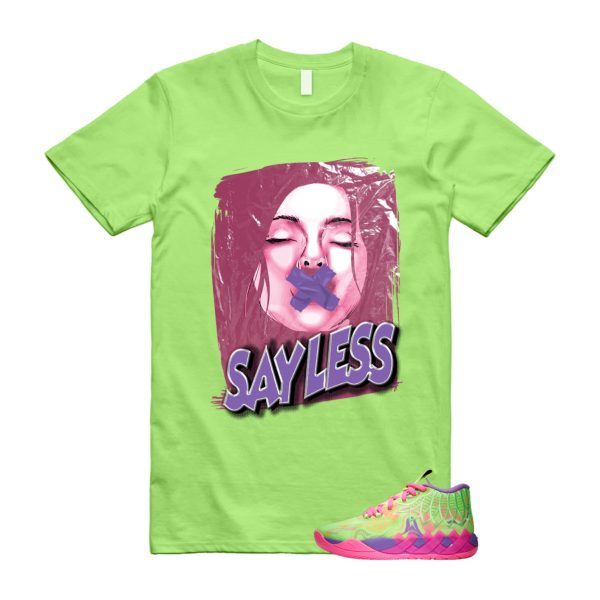 Inverse Toxic LaMelo Ball MB.01 Purple Glimmer Knockout Pink Green Gecko T Shirt Match SL Jezsport.com