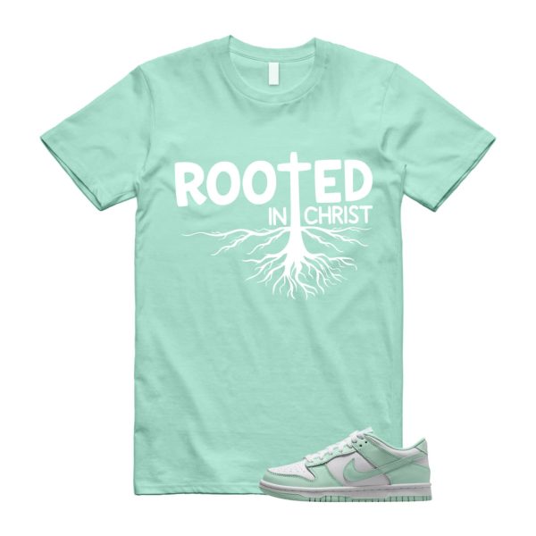 Dunk Mint Foam White T Shirt Match ROOTED Jezsport.com