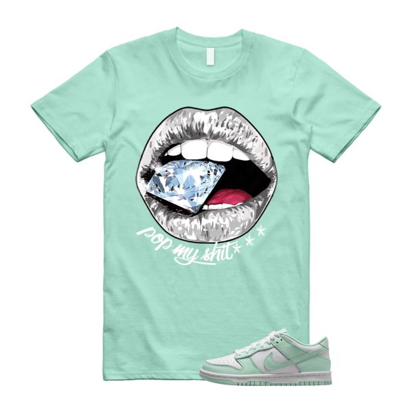 Dunk Mint Foam White T Shirt Match POP ,FZ3534-100 Jezsport.com