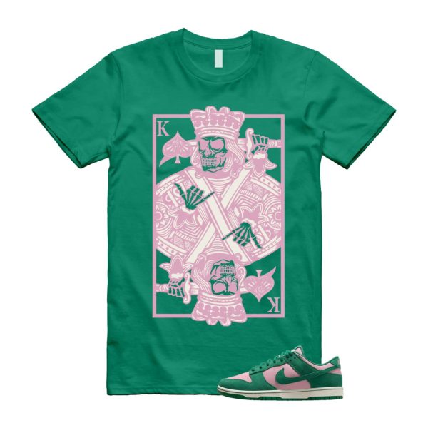 Dunk Pink Malachite Medium Soft Low Sail T Shirt Match KC ,FZ0549-600 Jezsport.com