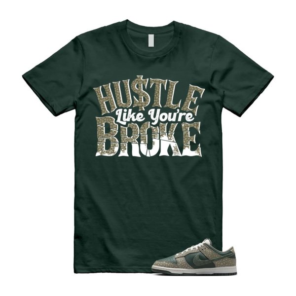 Dunk Urban Landscape 2.0 Low PRM Dark Stucco Vintage Green Summit White Alabaster T Shirt Match BROKE Jezsport.com