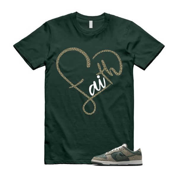 Dunk Urban Landscape 2.0 Low PRM Dark Stucco Vintage Green Summit White Alabaster T Shirt Match FAITH Jezsport.com