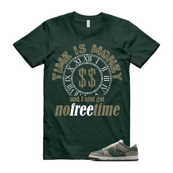 Dunk Urban Landscape 2.0 Low PRM Dark Stucco Vintage Green Summit White Alabaster T Shirt Match FREE TIME Jezsport.com