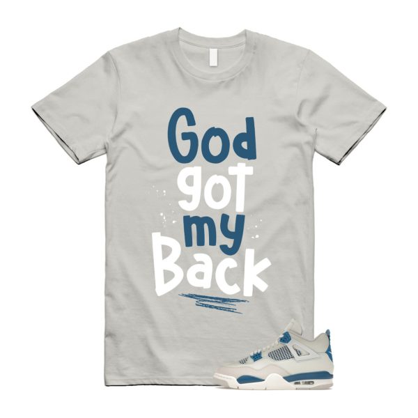 4 Military Blue Neutral Grey White T Shirt Match GOD ,FV5029-141 Jezsport.com