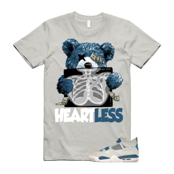 4 Military Blue Neutral Grey White T Shirt Match HEART ,FV5029-141 Jezsport.com