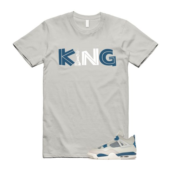 4 Military Blue Neutral Grey White T Shirt Match KING ,FV5029-141 Jezsport.com