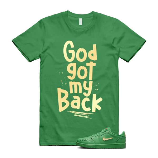 Lucky Green Method of Make 1 Metallic Gold Low T Shirt Match GOD ,FN5032-300 Jezsport.com