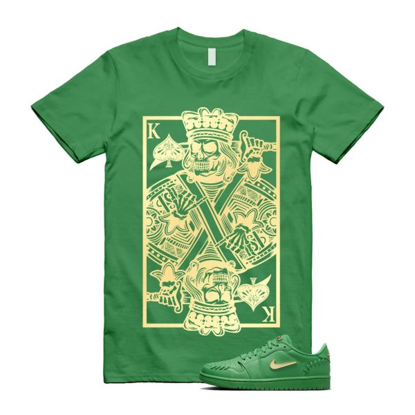 Lucky Green Method of Make 1 Metallic Gold Low T Shirt Match KC Jezsport.com