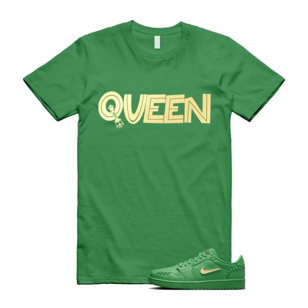 Lucky Green Method of Make 1 Metallic Gold Low T Shirt Match QUEEN ,FN5032-300 Jezsport.com