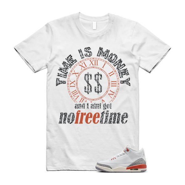 Georgia Peach 3 White Cosmic Clay Sail Cement Grey Anthracite T Shirt Match FREE TIME ,FQ9174-121 Jezsport.com