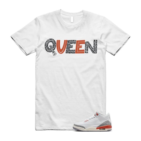 Georgia Peach 3 White Cosmic Clay Sail Cement Grey Anthracite T Shirt Match QUEEN ,FQ9174-121 Jezsport.com