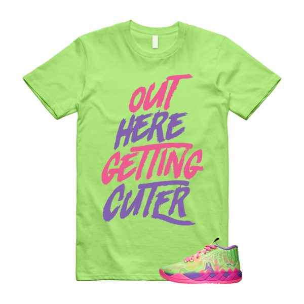 Inverse Toxic LaMelo Ball MB.01 Purple Glimmer Knockout Pink Green Gecko T Shirt Match CUTER Jezsport.com