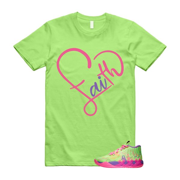 Inverse Toxic LaMelo Ball MB.01 Purple Glimmer Knockout Pink Green Gecko T Shirt Match FAITH Jezsport.com