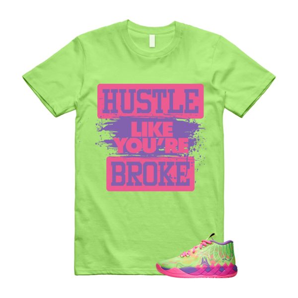 Inverse Toxic LaMelo Ball MB.01 Purple Glimmer Knockout Pink Green Gecko T Shirt Match HLYB Jezsport.com