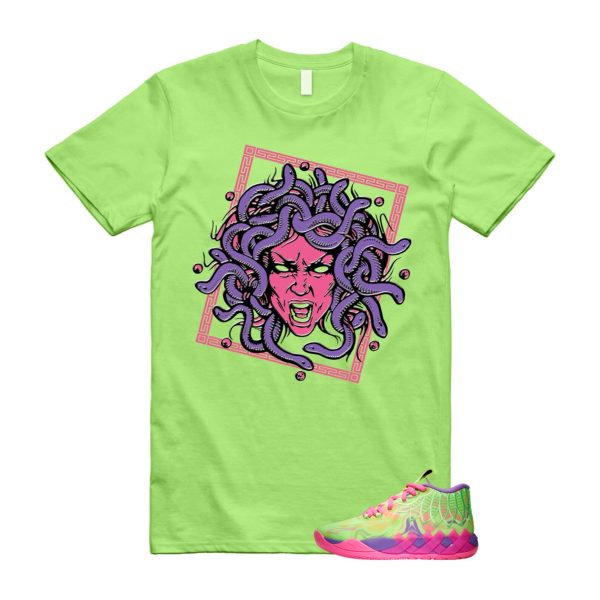 Inverse Toxic LaMelo Ball MB.01 Purple Glimmer Knockout Pink Green Gecko T Shirt Match SHM Jezsport.com