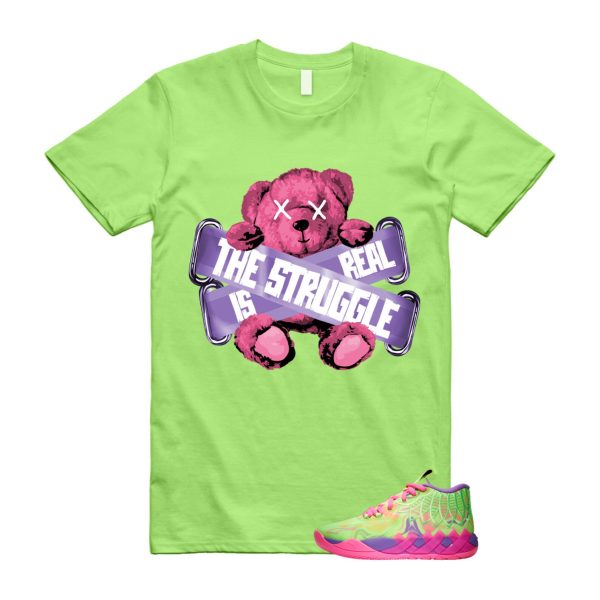 Inverse Toxic LaMelo Ball MB.01 Purple Glimmer Knockout Pink Green Gecko T Shirt Match TSIR Jezsport.com