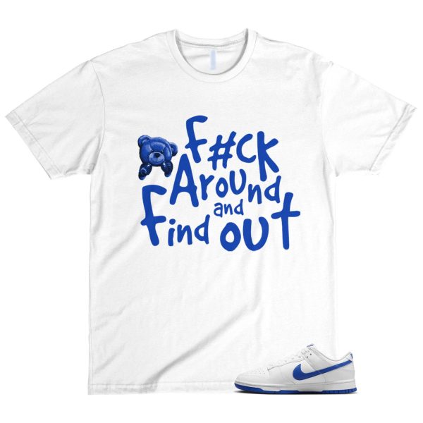 Dunk White Hyper Royal Summit Low T Shirt Match FCK ,DH9765-105 Jezsport.com