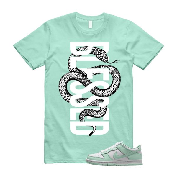 Dunk Mint Foam White T Shirt Match SNAKEBLS Jezsport.com