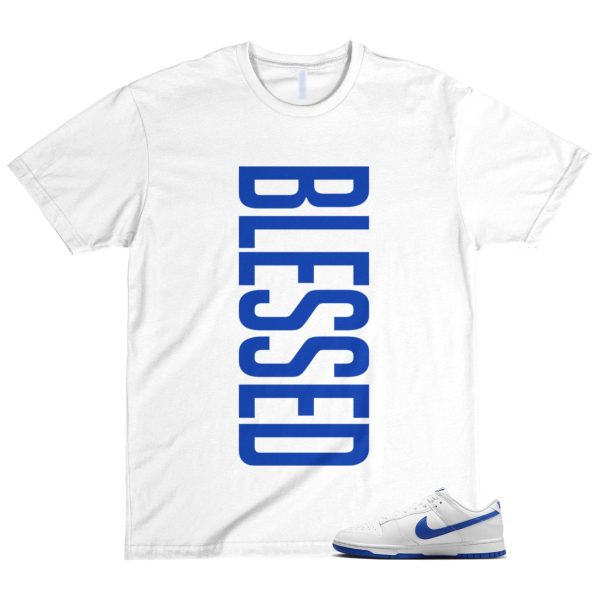 Dunk White Hyper Royal Summit Low T Shirt Match VERTBLS ,DH9765-105 Jezsport.com