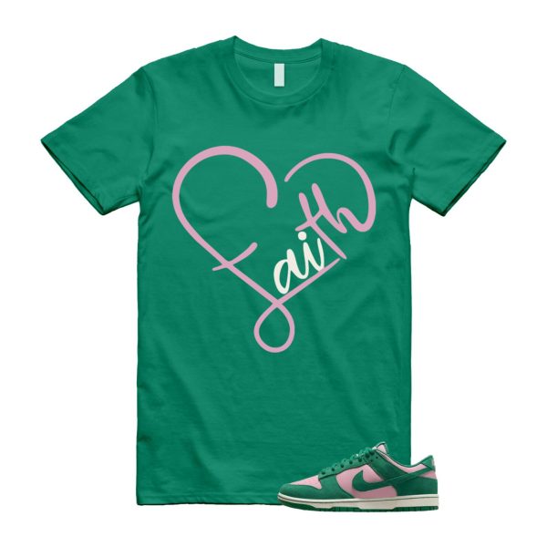 Dunk Pink Malachite Medium Soft Low Sail T Shirt Match FAITH ,FZ0549-600 Jezsport.com