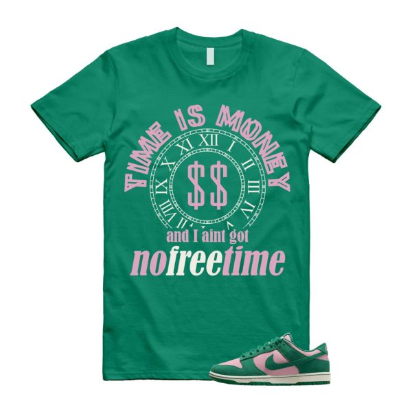 Dunk Pink Malachite Medium Soft Low Sail T Shirt Match FREE TIME ,FZ0549-600 Jezsport.com