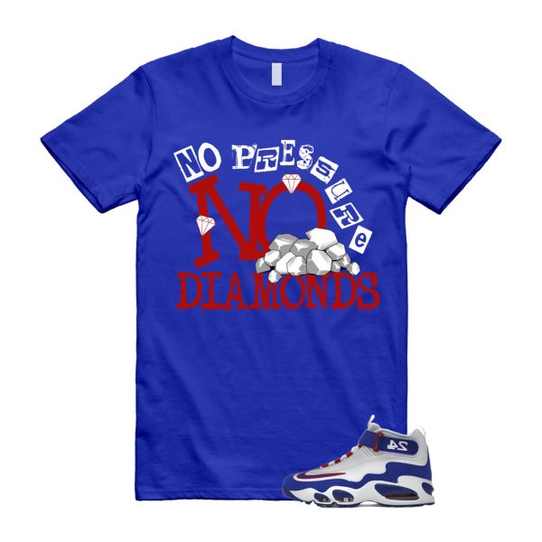 Air Griffey Max 1 USA White Blue Red 24 T Shirt Match DIAMOND ,DX3723-100 Jezsport.com