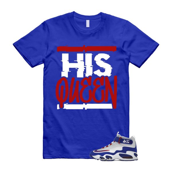 Air Griffey Max 1 USA White Blue Red 24 T Shirt Match HQ ,DX3723-100 Jezsport.com