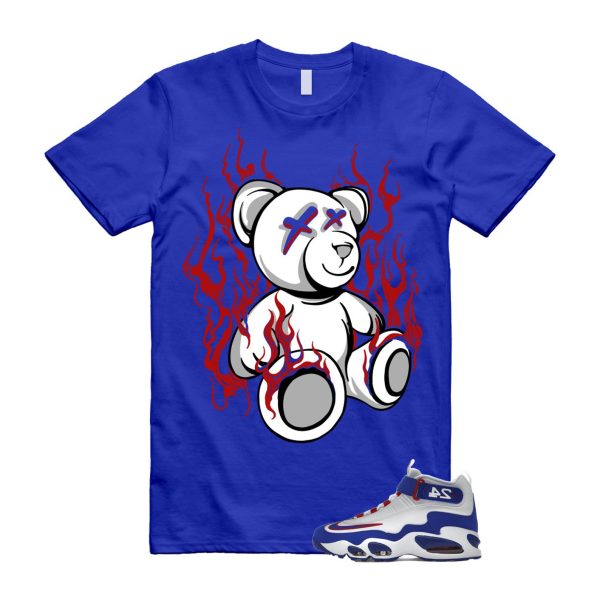 Air Griffey Max 1 USA White Blue Red 24 T Shirt Match LIT ,DX3723-100 Jezsport.com