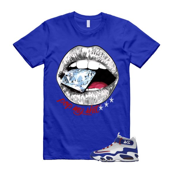 Air Griffey Max 1 USA White Blue Red 24 T Shirt Match POP ,DX3723-100 Jezsport.com