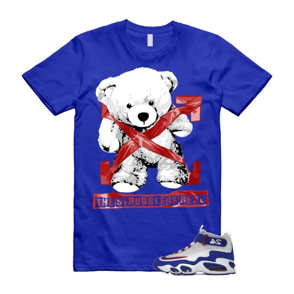 Air Griffey Max 1 USA White Blue Red 24 T Shirt Match STRUG ,DX3723-100 Jezsport.com