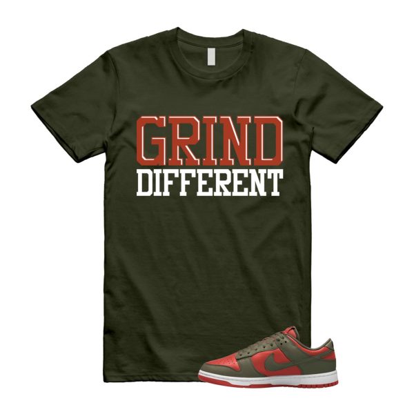 Dunk Mystic Red Cargo Khaki White Low T Shirt Match GRD ,DV0833-600 Jezsport.com