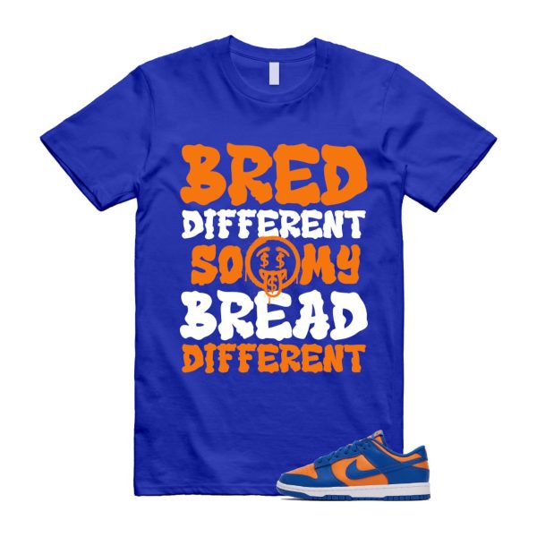 Dunk Knicks Team Royal Blue Orange Low Bright Ceramic T Shirt Match BDBD ,DV0833-800 Jezsport.com