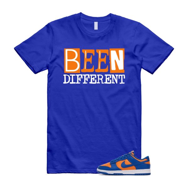 Dunk Knicks Team Royal Blue Orange Low Bright Ceramic T Shirt Match BEEN ,DV0833-800 Jezsport.com