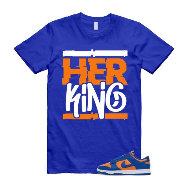 Dunk Knicks Team Royal Blue Orange Low Bright Ceramic T Shirt Match HK ,DV0833-800 Jezsport.com