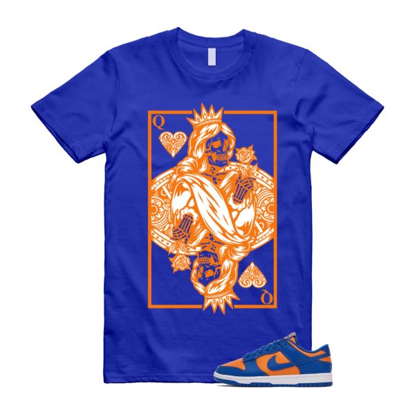 Dunk Knicks Team Royal Blue Orange Low Bright Ceramic T Shirt Match QC ,DV0833-800 Jezsport.com