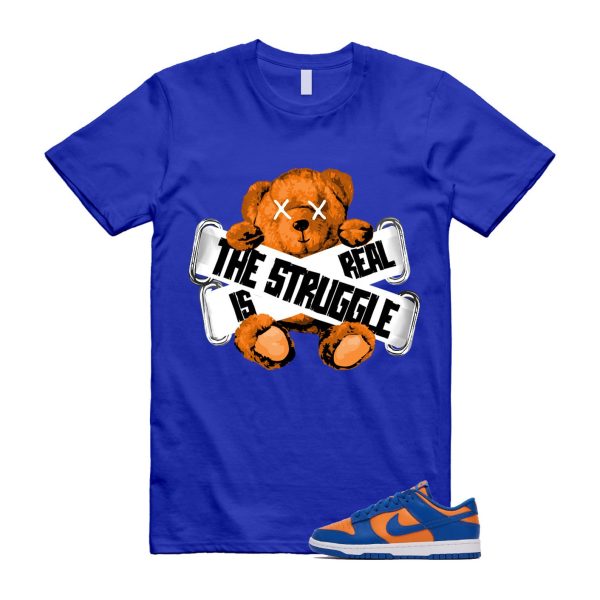 Dunk Knicks Team Royal Blue Orange Low Bright Ceramic T Shirt Match TSIR ,DV0833-800 Jezsport.com