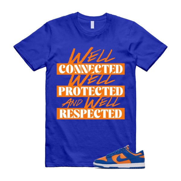 Dunk Knicks Team Royal Blue Orange Low Bright Ceramic T Shirt Match WELL ,DV0833-800 Jezsport.com