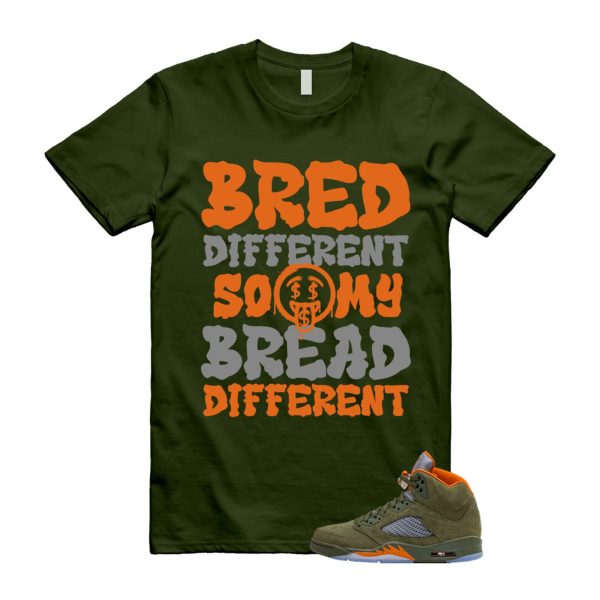 5 Olive Army Solar Orange Black Retro T Shirt Match BDBD Jezsport.com