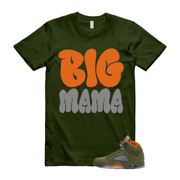 5 Olive Army Solar Orange Black Retro T Shirt Match MAMA Jezsport.com