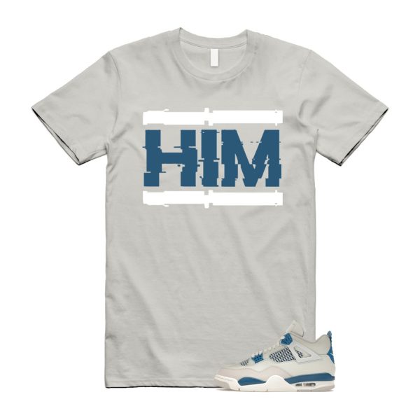 4 Military Blue Neutral Grey White T Shirt Match HIM ,FV5029-141 Jezsport.com