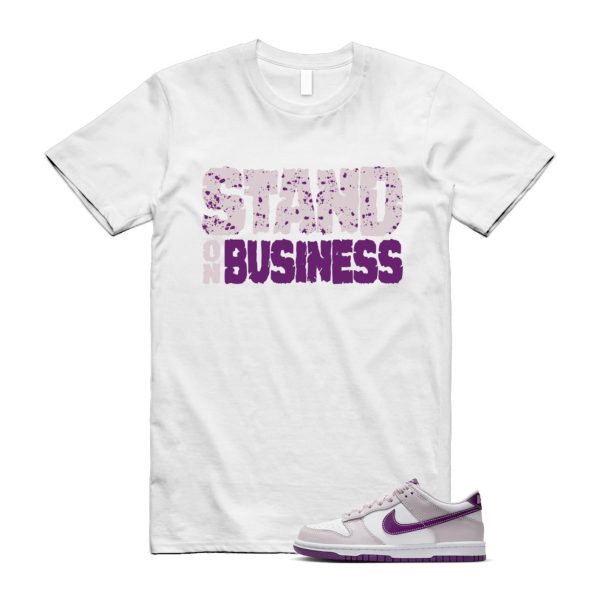 Dunk Platinum Violet Viotech White Low T Shirt Match SOB ,FB9109-104 Jezsport.com