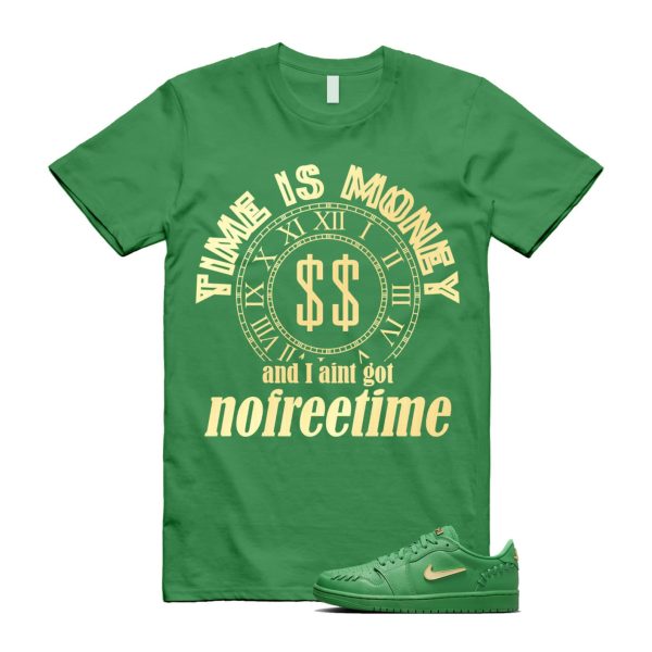 Lucky Green Method of Make 1 Metallic Gold Low T Shirt Match FREE TIME ,FN5032-300 Jezsport.com