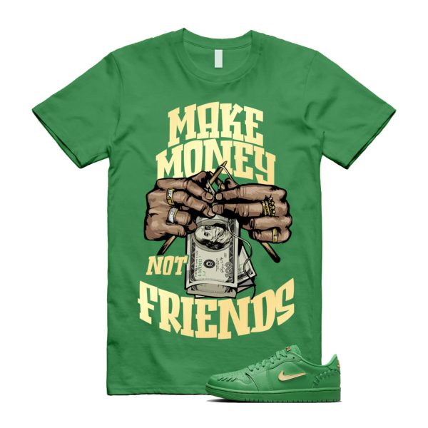 Lucky Green Method of Make 1 Metallic Gold Low T Shirt Match MM ,FN5032-300 Jezsport.com