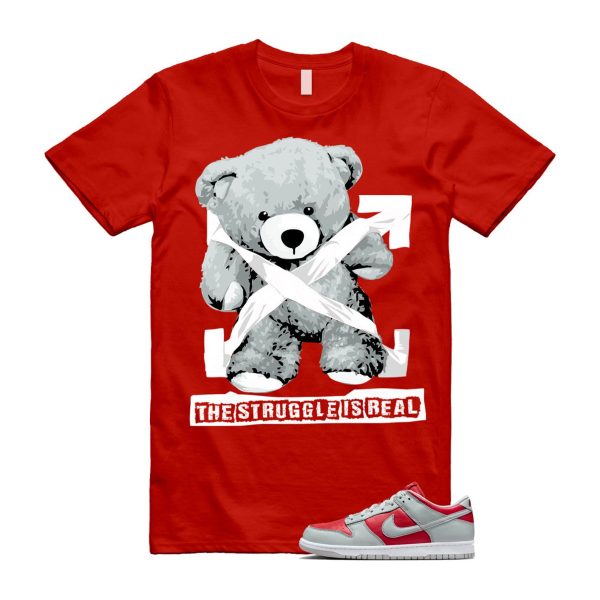 Dunk Reverse Ultraman COJP Low QS Varsity Red Silver T Shirt Match STRUG Jezsport.com