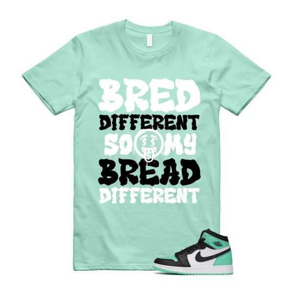 Green Glow 1 Retro High OG White Black Mint T Shirt Match BDBD ,FD1437-130 Jezsport.com